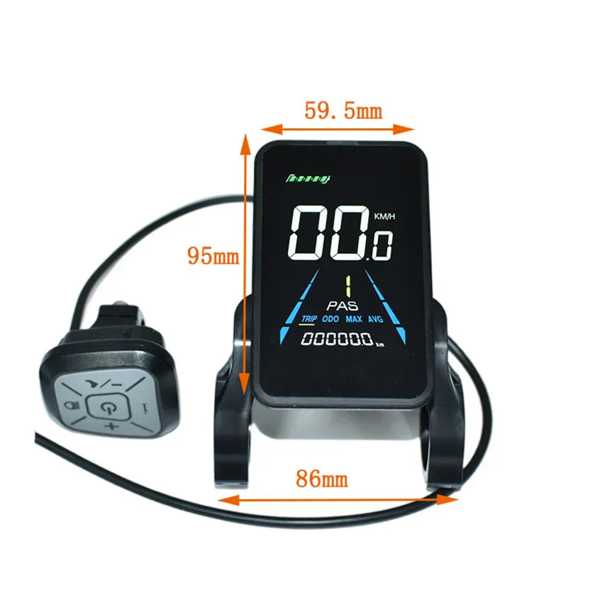 Tuttio Dual Motor Electric Bike Display