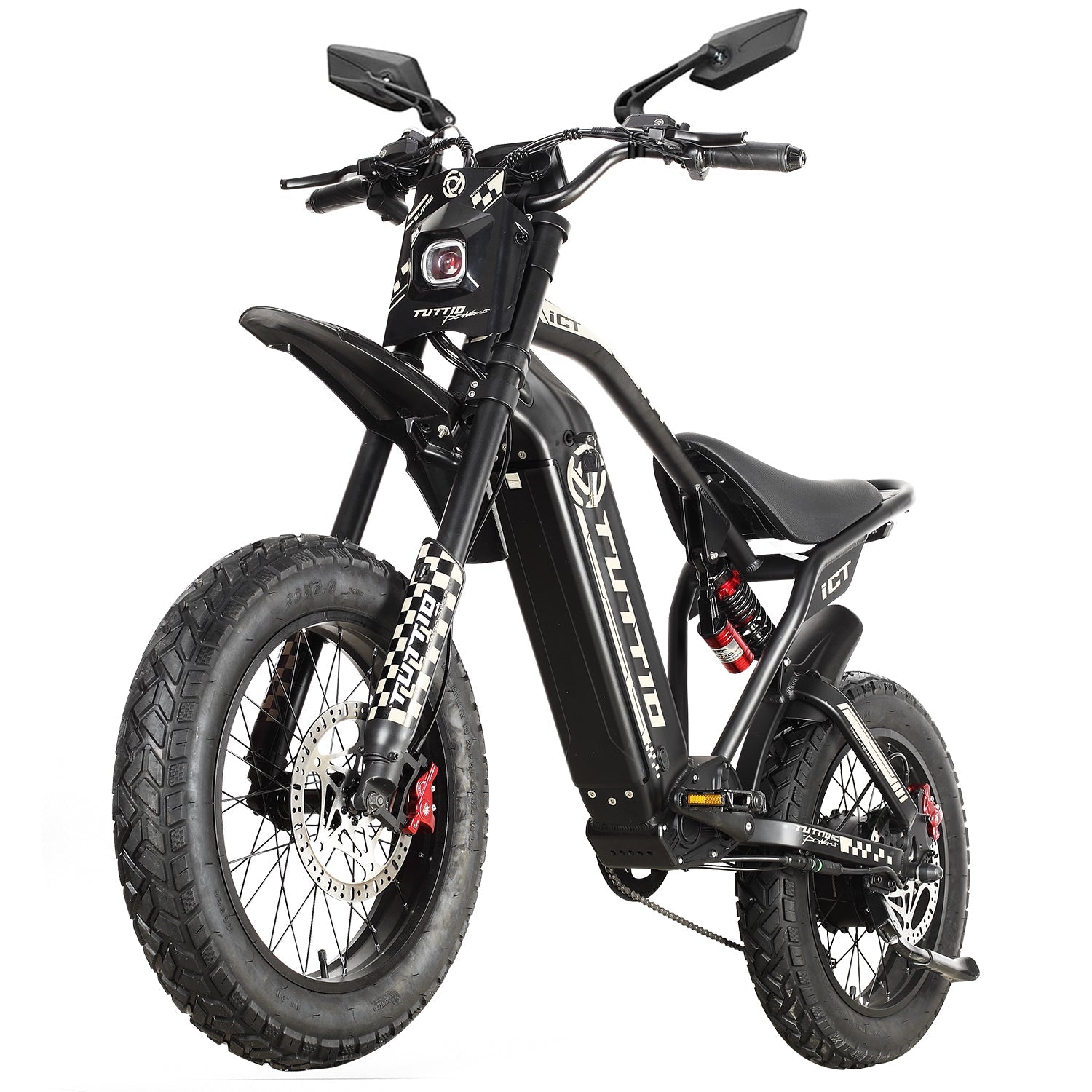 Tuttio ICT Electric Bike With Bike Mirror - UL Certification